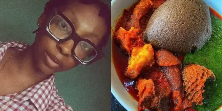 Lady cries out as girl's head is found in calabash at her favorite amala spot Lady cries out as girl's head is found in calabash at her favorite amala spot