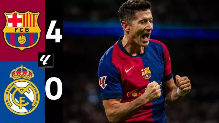 Real Madrid 0 - 4 Barcelona (Oct-26-2024) LaLiga Highlights