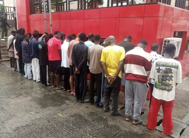 EFCC Nabs 29 Suspected Internet Fraudsters In Abuja (Photo)