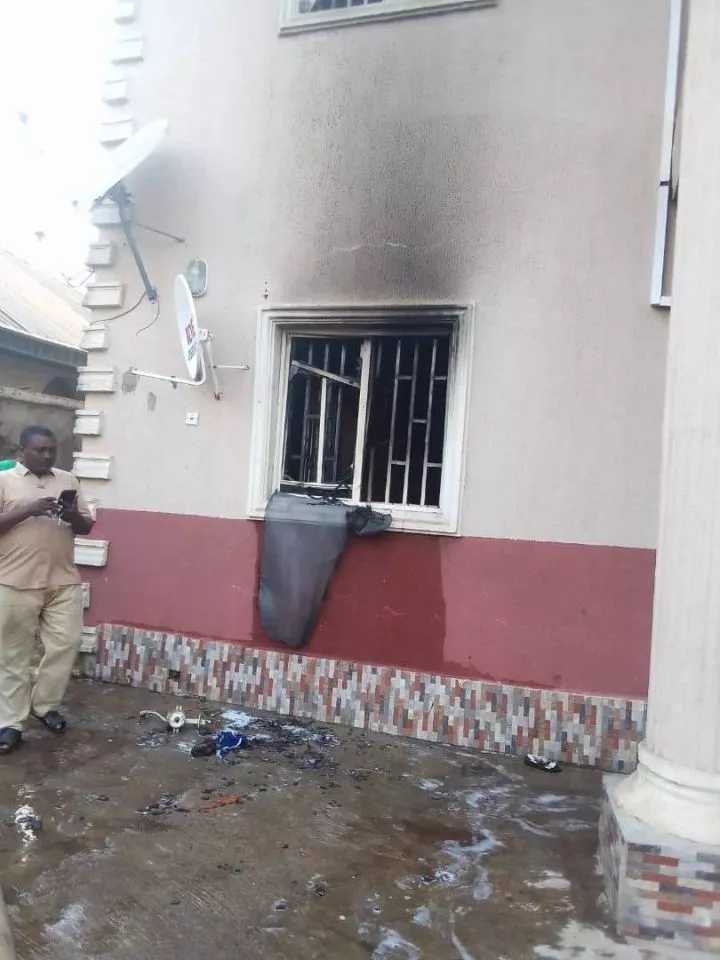 Five-year-old boy playing with matches sets house on fire in Kwara (Photos)