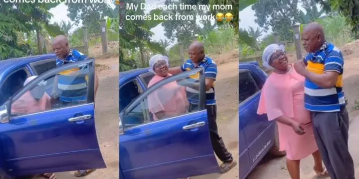 "Whenever you return from work my heart is beating gbim-gbim" - Man tells wife as he welcomes her home