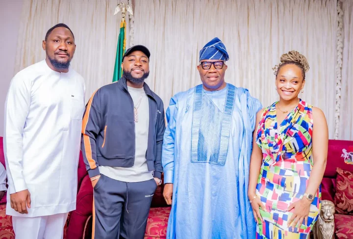 Don't allow anybody drag you into politics - Senate president Akpabio urges Davido