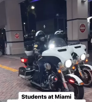 Watch moment secondary school students make grand entrance in convoy of cars, power bikes on their prom day