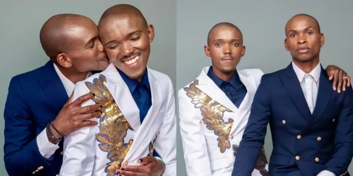 Netizens react as gay couple share wedding photos