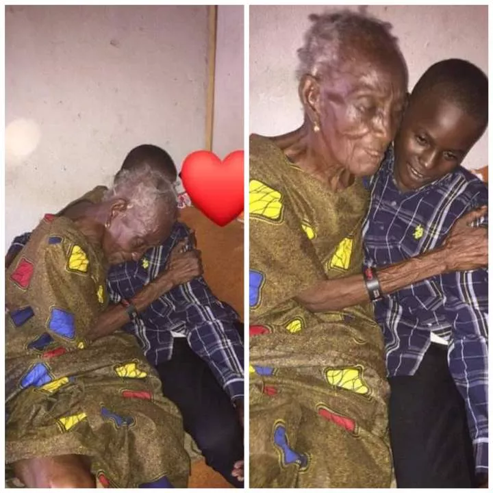 Emotional moment Bethel Baptist School pupil reunited with his great-grandmother after 800 days in captivity
