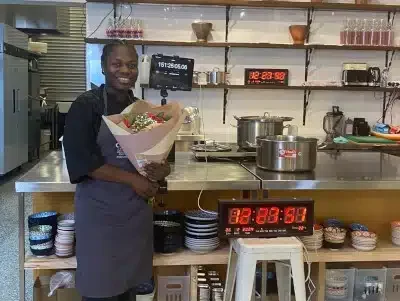 Liberian-Australian chef breaks Guinness World Record after cooking non-stop for 140 hours