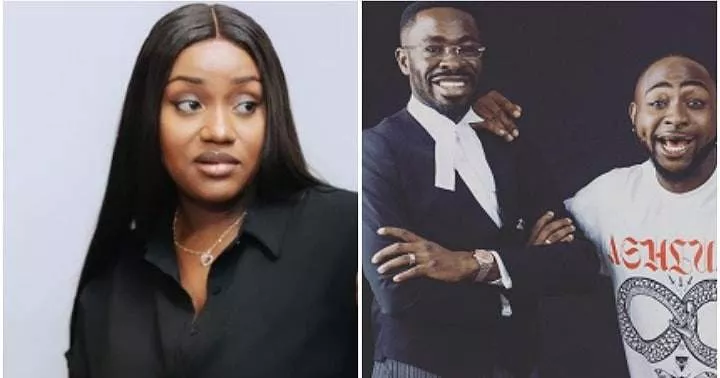 Lady names Chioma Adeleke as she explains reason Davido reportedly sacked lawyer