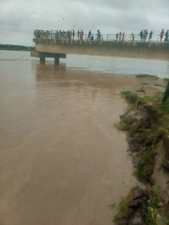 Commuters stranded as bridge collapses in Taraba