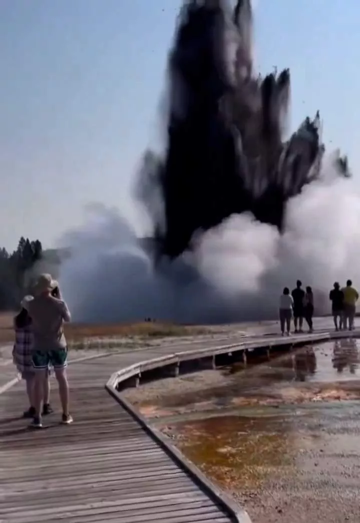 Tourists flee as explosion rocks national park (video)