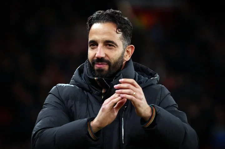 Ruben Amorim  Manager/Head Coach of Manchester United during the UEFA Europa League 2024/25 League Phase MD5 match between Manchester United and FK...