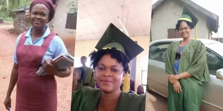 Nigerian woman who went back to secondary school after having children starts university at UNN