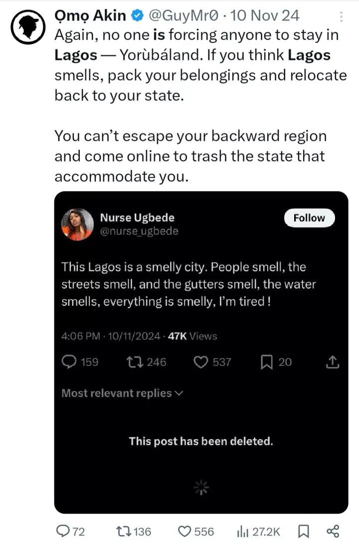 Nurse harassed for calling Lagos a smelly place gets new job abroad after her job in a Lagos hospital was threatened due to her tweet