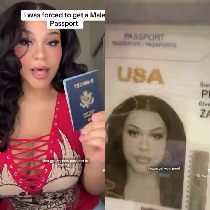 Transwoman shares dilemma of being trans under Trump administration after her gender was changed to 'male' in new passport (video)