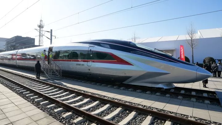 China unveils prototype for what could be the world's fastest high-speed train