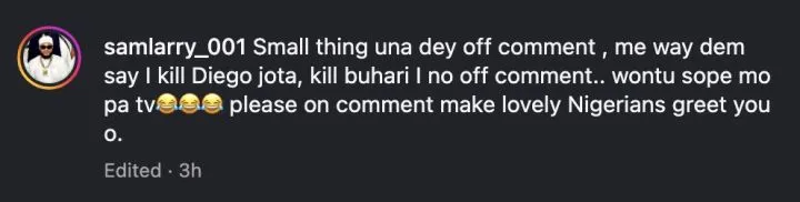 'Open comment, let Nigerians greet you' - Sam Larry mocks Iyabo Ojo