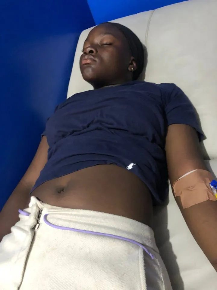 Drama As Young Girl Loses Consciousness Inside Commercial Tricycle In Jos Drama As Young Girl Loses Consciousness Inside Commercial Tricycle In Jos