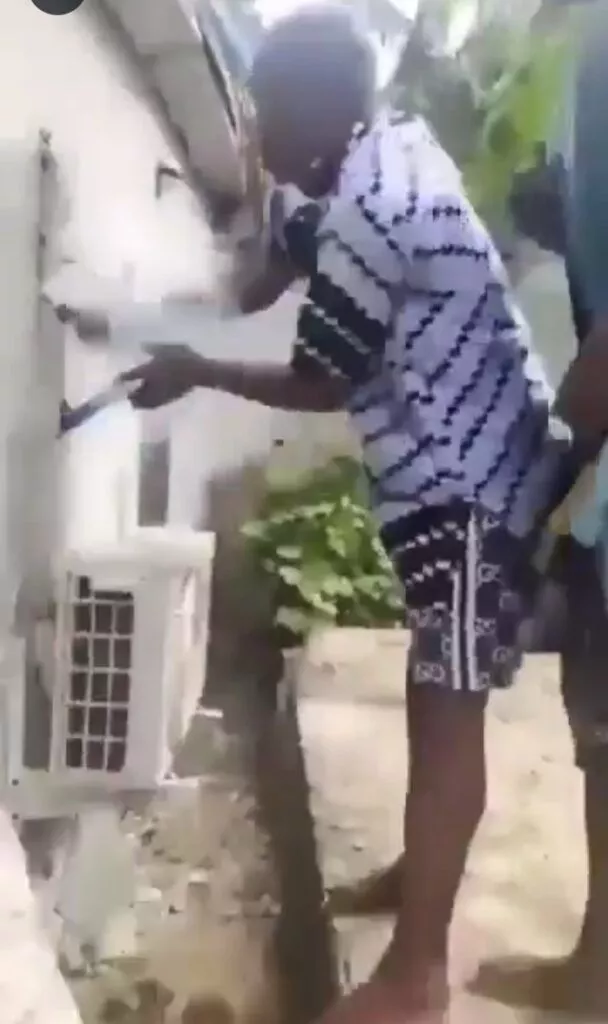 Landlord damages tenant's AC to prevent him from using it