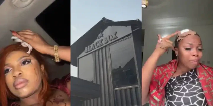 Club owner reacts after man allegedly smashes bottle on lady's head