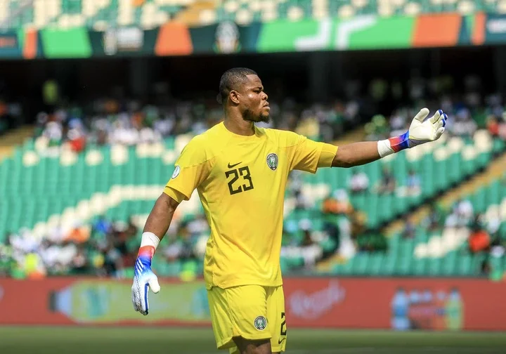 AFCON: 'Keep it to yourself' - Super Eagles goalkeeper Nwabali reveals what Peseiro told him