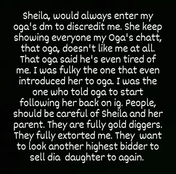 'You're fully cursed, you shall never have peace' - Israel DMW curses Sheila and her family, labels them gold diggers