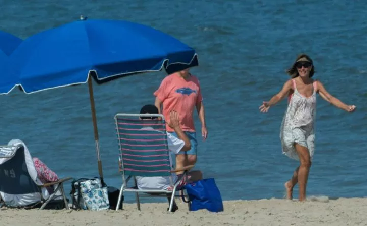 US president Joe Biden chills on beach for second straight week after vowing to 