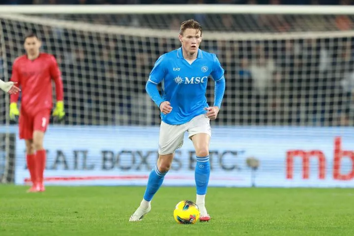 Napoli Boss Heaps Praise on Talismanic Scott McTominay Napoli Boss Heaps Praise on Talismanic Scott McTominay