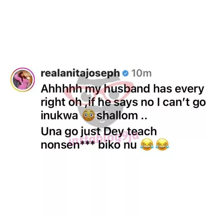 Anita Joseph slams Sandra Ezekwesili over recent advice to women