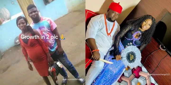 Nigerian couple's transformation leaves social media users in awe