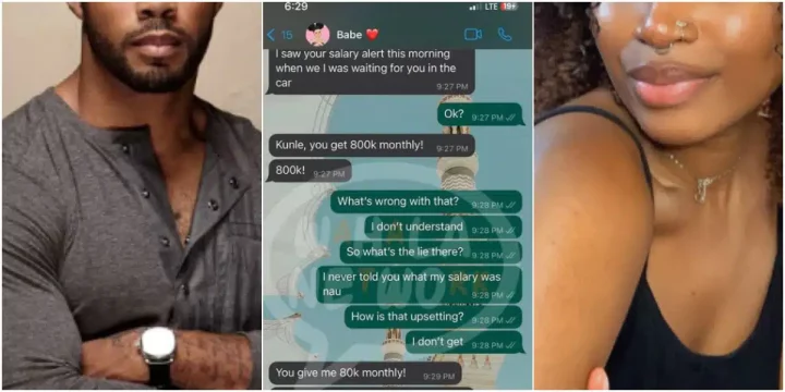 Man's response to girlfriend demanding N250k monthly from his N800k salary goes viral