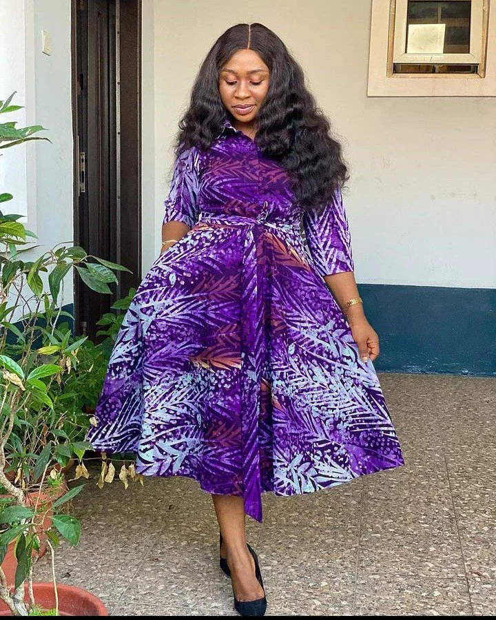 Modest Ankara short gown styles for smart looks.