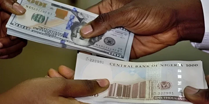 An image showing naira and dollar notes