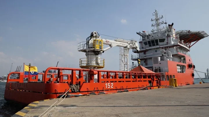 Reuters Colombian scientific ship ARC 'Caribe