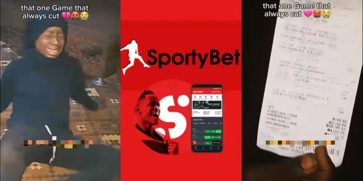 "Jesus, only one game" - Man experiences heartbreak, shouts in pain as he loses school fees to sports betting