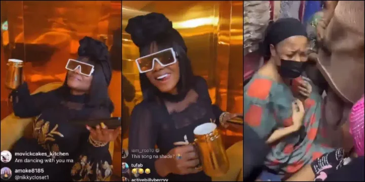 Iyabo Ojo breaks into joyous dance following report that Lizzy Anjorin was reportedly caught stealing gold