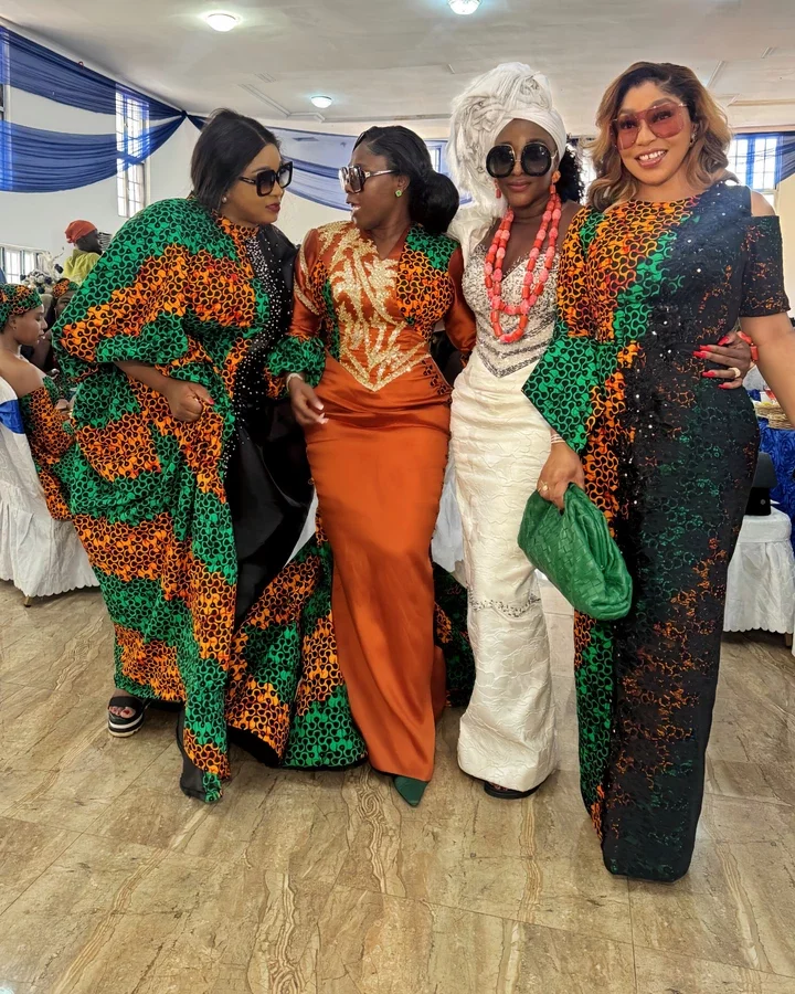 Nollywood Celebrities Show Support for Ini Edo at Her Father's Burial