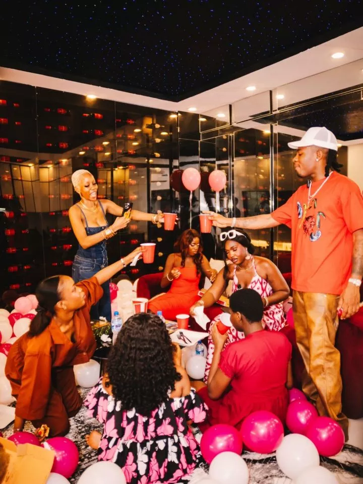 Joeboy hangs out with female fans to celebrate International Women's Day