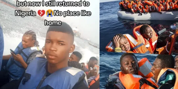"I took the pictures" - Nigerian man who migrated to Canada by sea shares bitter experience and photos