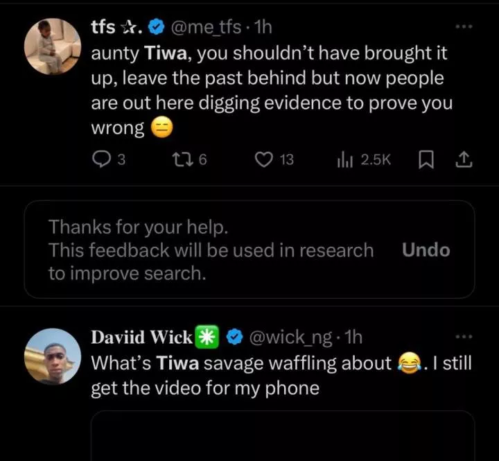 Nigerians mock Tiwa Savage after revealing she paid IT experts to pull down her adult tape off internet and mobile devices