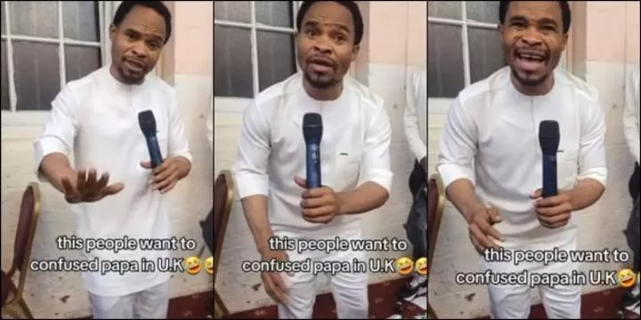 Hilarious moment Odumeje struggles to pronounce 'Deptford' in UK