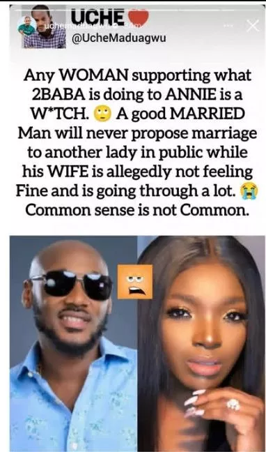 Any woman supporting 2Face is a witch - Uche Maduagwu