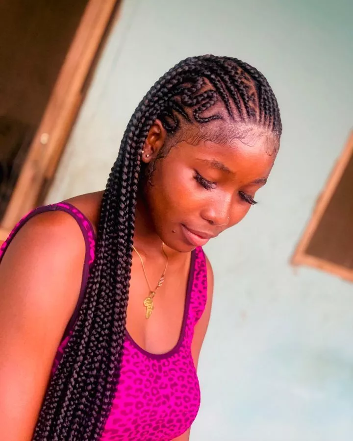 Ghana Weaving Braid With Snake Pattern