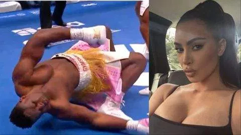 Anthony Joshua knocks out Francis Ngannou: Fans blame Kim Kardashian for Cameroon MMA star defeat in Saudi Arabia