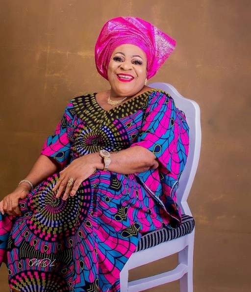 Actress, Nkechi Blessing slumps, passes out during late mother's burial (Video)
