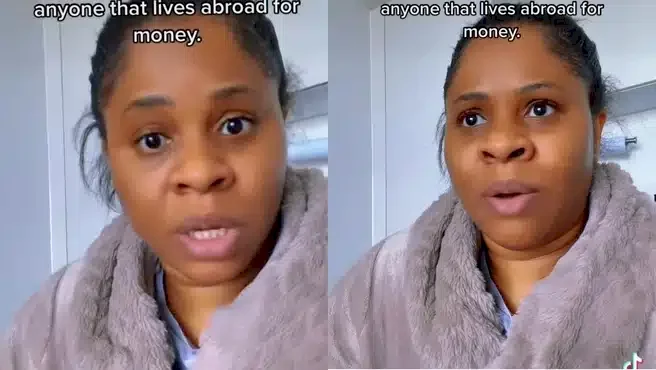 "Send money to your families abroad; people are going through hell here" - UK-based lady cries out (Video)