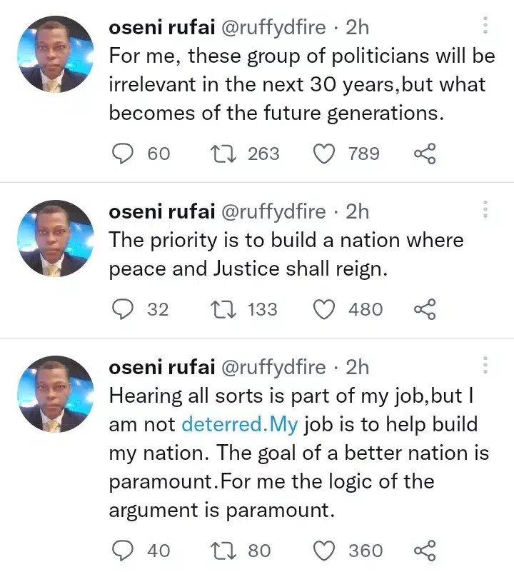 Rufai Oseni escapes being assaulted inside elevator by members of a political party