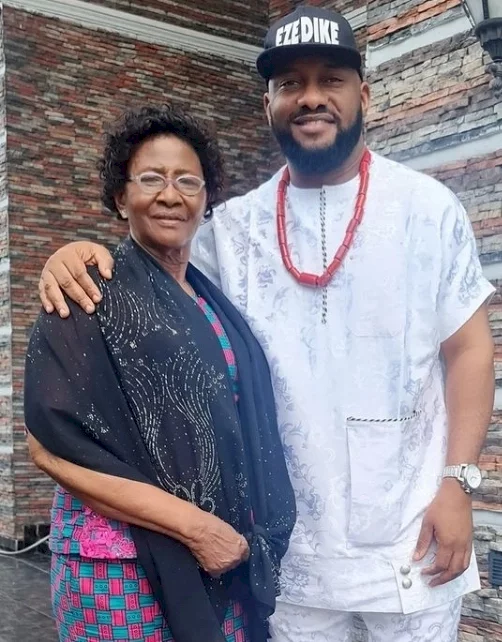 Judy Austin raises eyebrows following her reaction to mother-in-law's recent outing with hubby, Yul Edochie