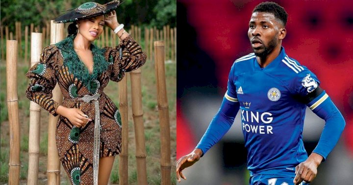 "The ship has been sailing long ago" - Tacha opens up on relationship with footballer, Kelechi Iheanacho