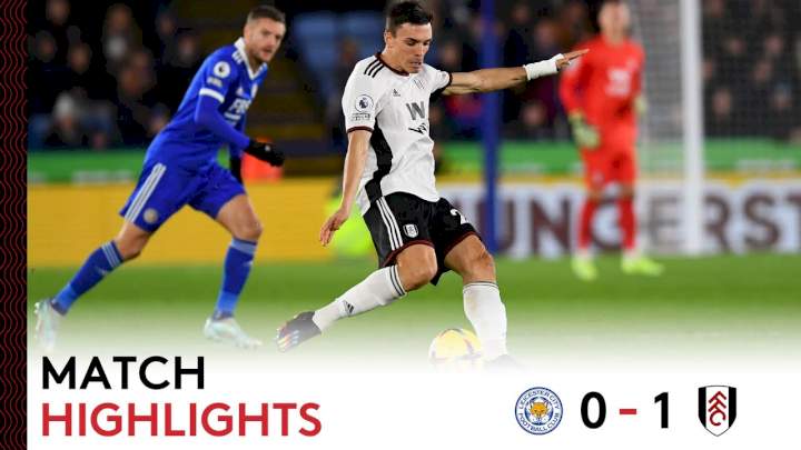 Leicester City 0  -  1 Fulham (Jan-03-2023) Premier League Highlights