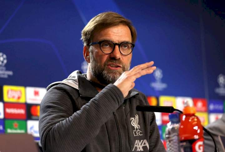 UCL: Massive blow, everybody was ready to switch TVs off - Klopp on Man City elimination