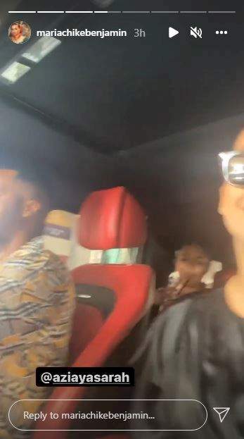 "Nah Kelvin be that" - Reactions as Maria omits face of man she stepped out with in new video
